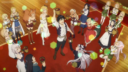 Senna (Farming Life in Another World) Ria (Farming Life in Another World) Tia (Farming Life in Another World) Rurushi Ru Hiraku Machio Anime Farming Life in Another World HD Desktop Wallpaper | Background Image