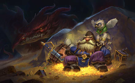 treasure fantasy dwarf HD Desktop Wallpaper | Background Image