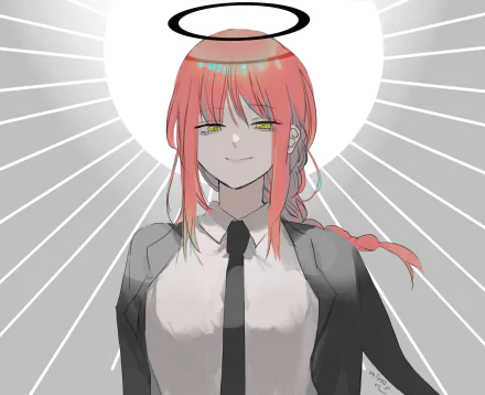 Makima (Chainsaw Man) Anime Chainsaw Man HD Desktop Wallpaper | Background Image