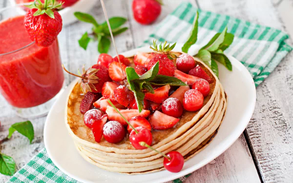 food pancake HD Desktop Wallpaper | Background Image