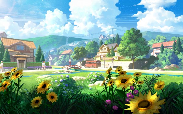 Artistic Village HD Wallpaper | Background Image