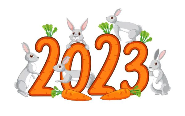 holiday New Year 2023 HD Desktop Wallpaper | Background Image