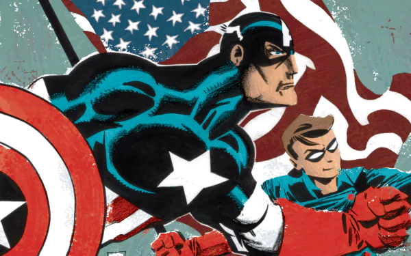 Comic Captain America: White HD Desktop Wallpaper | Background Image