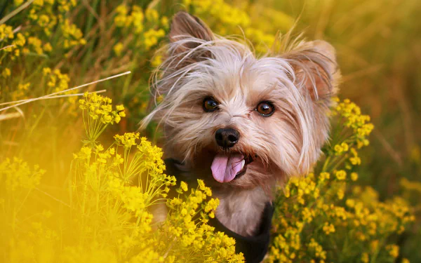 Animal yorkshire terrier HD Desktop Wallpaper | Background Image