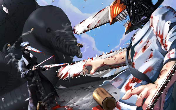  Denji vs Katana Man by えぼし