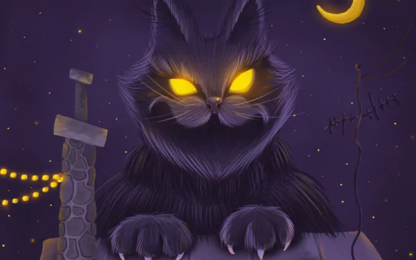 fantasy cat CatNap (Poppy Playtime) HD Desktop Wallpaper | Background Image