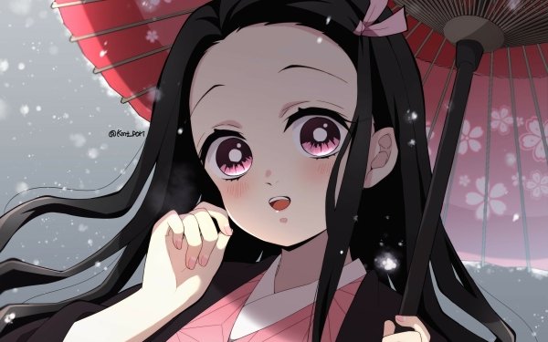 Anime Demon Slayer: Kimetsu no Yaiba Nezuko Kamado HD Wallpaper | Background Image