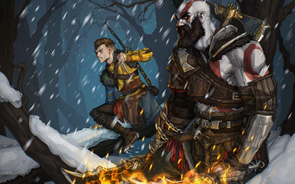  Kratos &amp; Atreus by Jasper Oltmanns