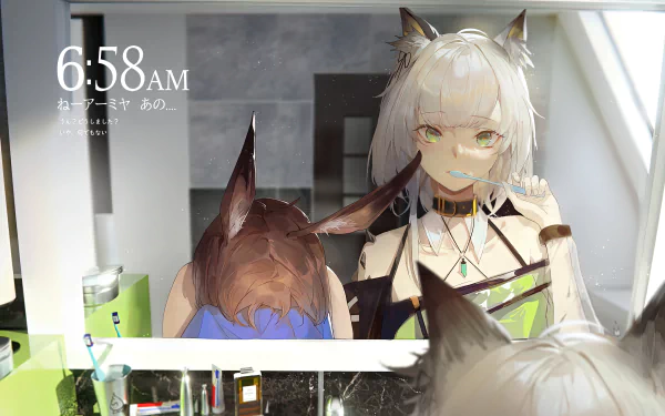 Kal'tsit (Arknights) Amiya (Arknights) video game Arknights HD Desktop Wallpaper | Background Image