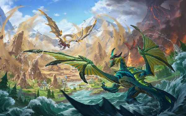 Video Game League of Legends: Wild Rift Dragon HD Wallpaper | Background Image