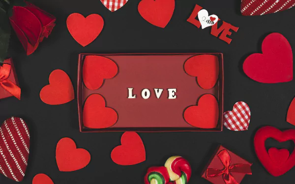 holiday Valentine's Day HD Desktop Wallpaper | Background Image