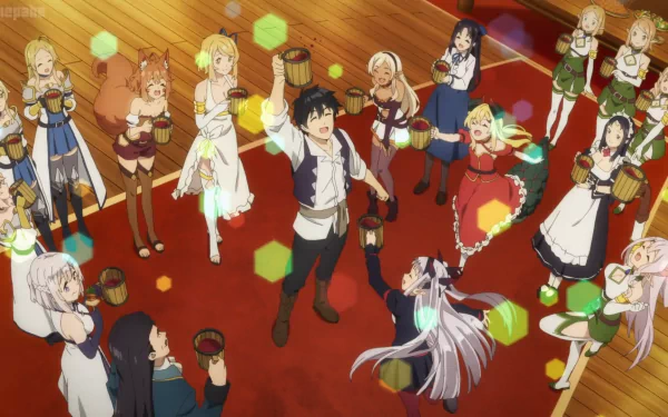 Senna (Farming Life in Another World) Ria (Farming Life in Another World) Tia (Farming Life in Another World) Rurushi Ru Hiraku Machio Anime Farming Life in Another World HD Desktop Wallpaper | Background Image