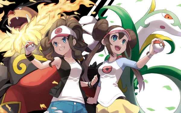 Mei (Pokémon) video game Pokemon: Black and White 2 HD Desktop Wallpaper | Background Image