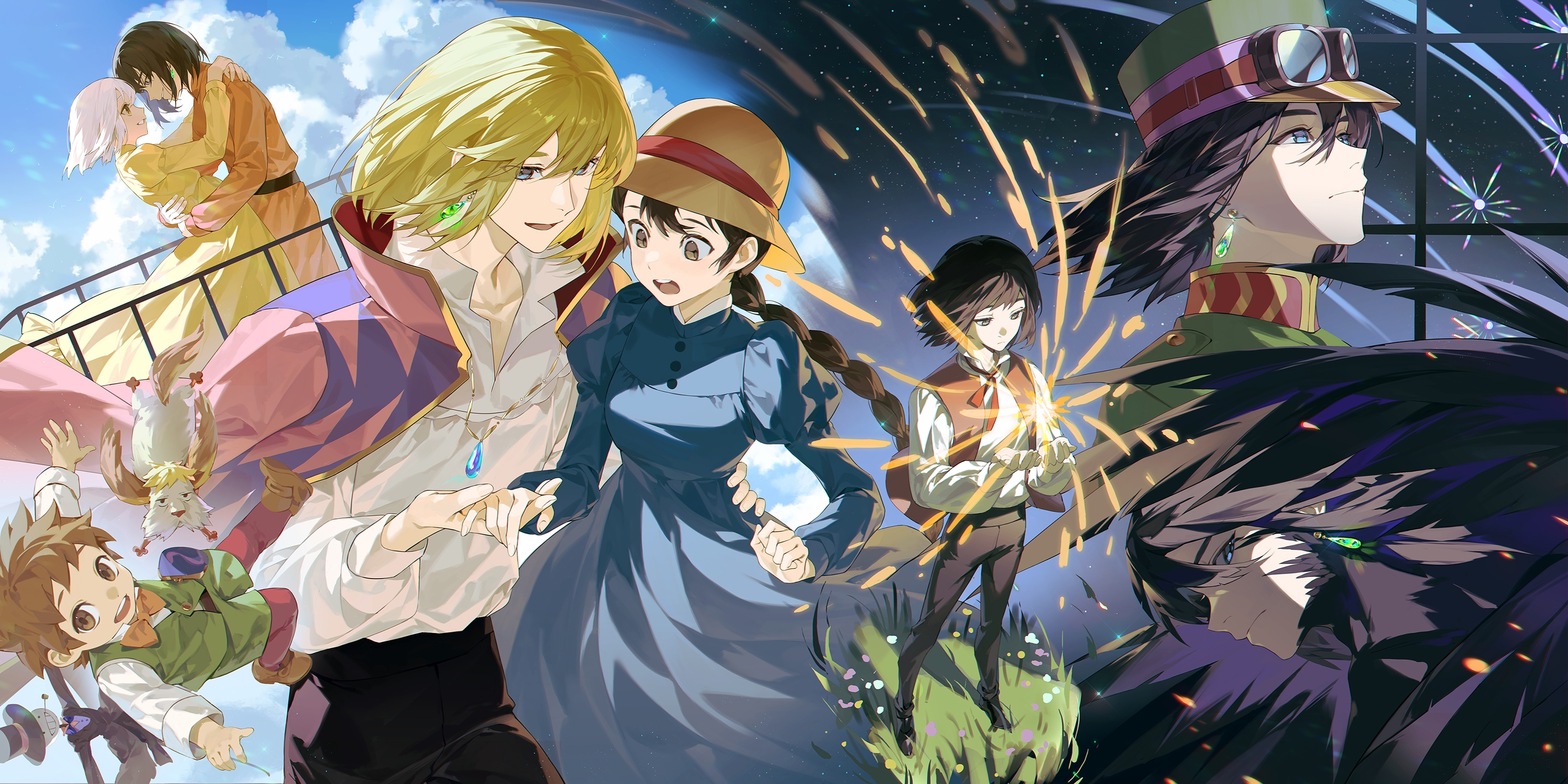 HD wallpaper hayao miyazaki studio ghibli anime howls moving castle   Wallpaper Flare