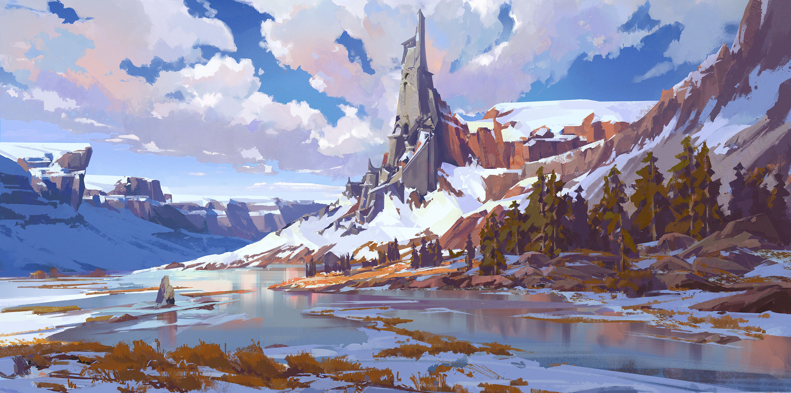 Fantasy Castle HD Wallpaper | Background Image