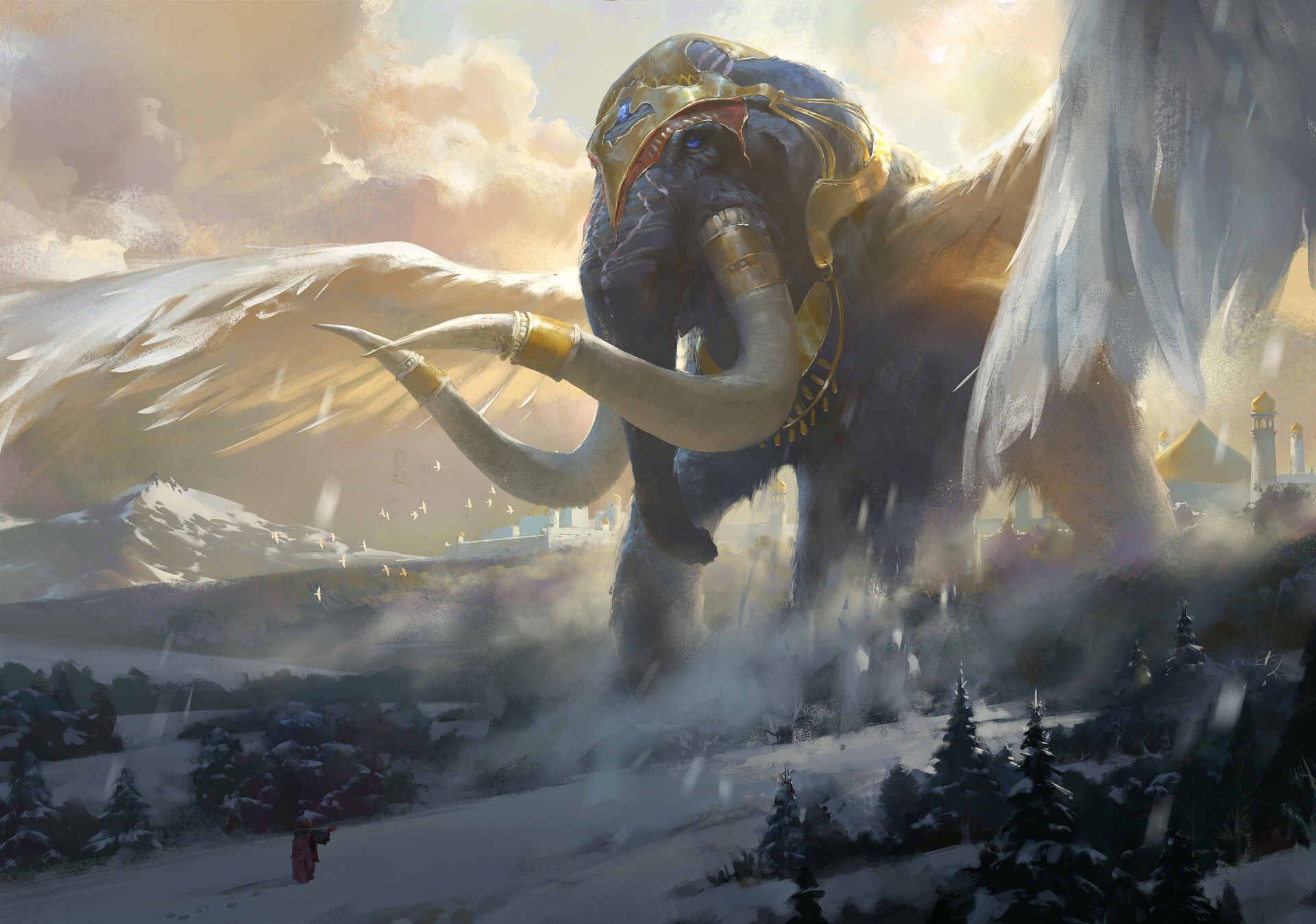 fantasy elephant art