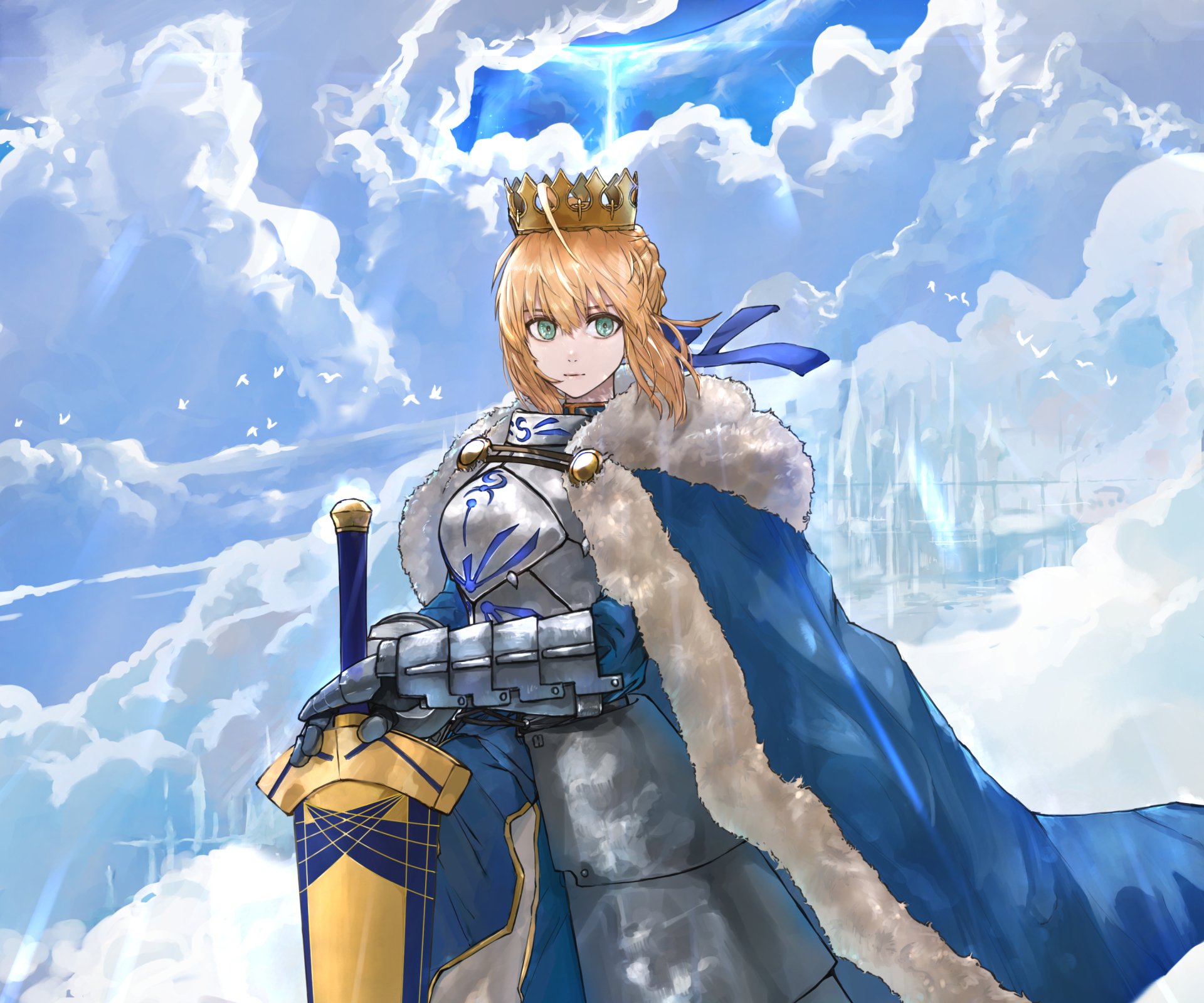 Download Saber (Fate Series) Anime Fate/Grand Order HD Wallpaper by mqq11