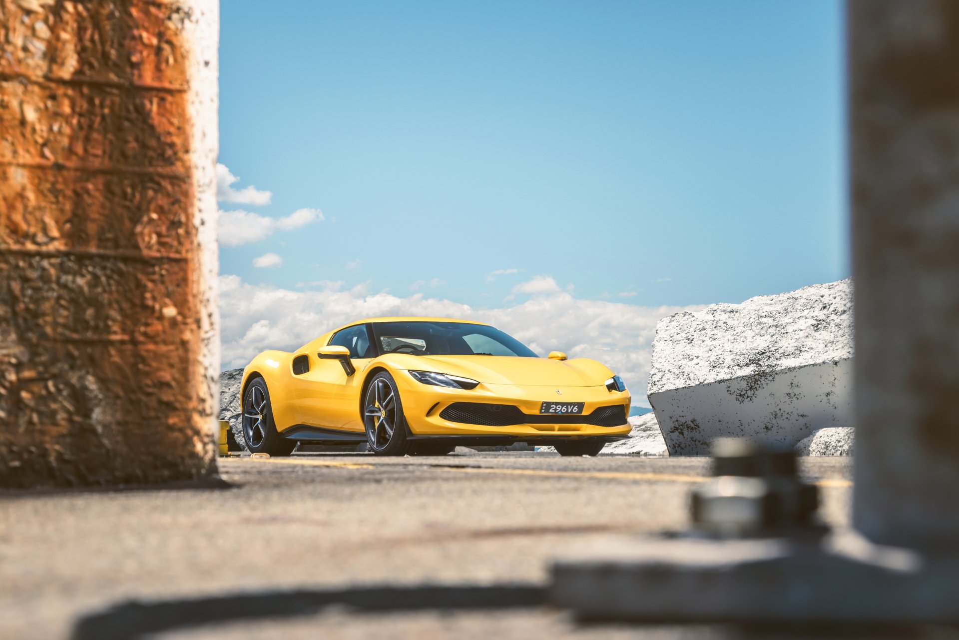 Download Vehicle Ferrari 296 GTB HD Wallpaper