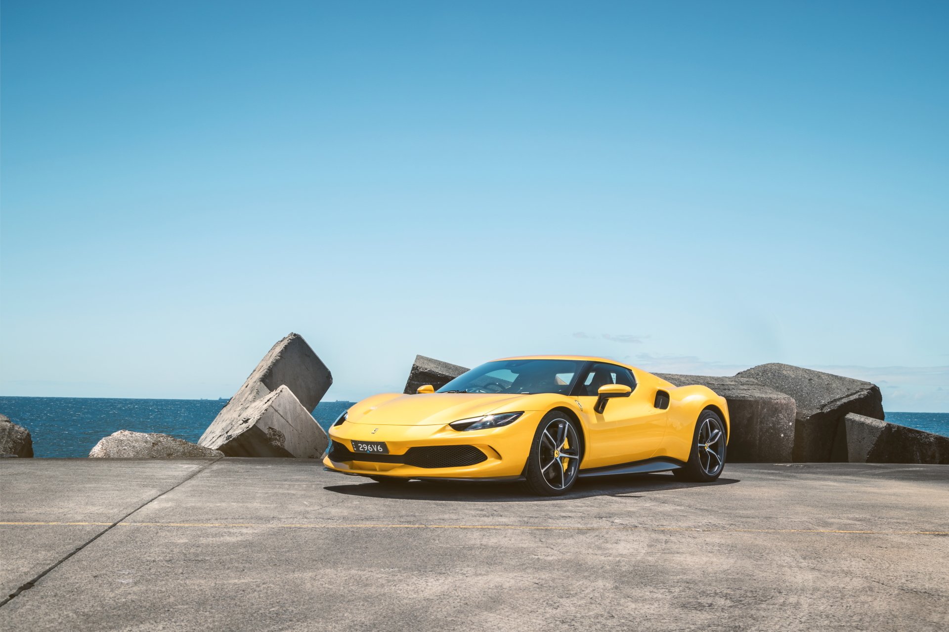 Download Vehicle Ferrari 296 GTB HD Wallpaper