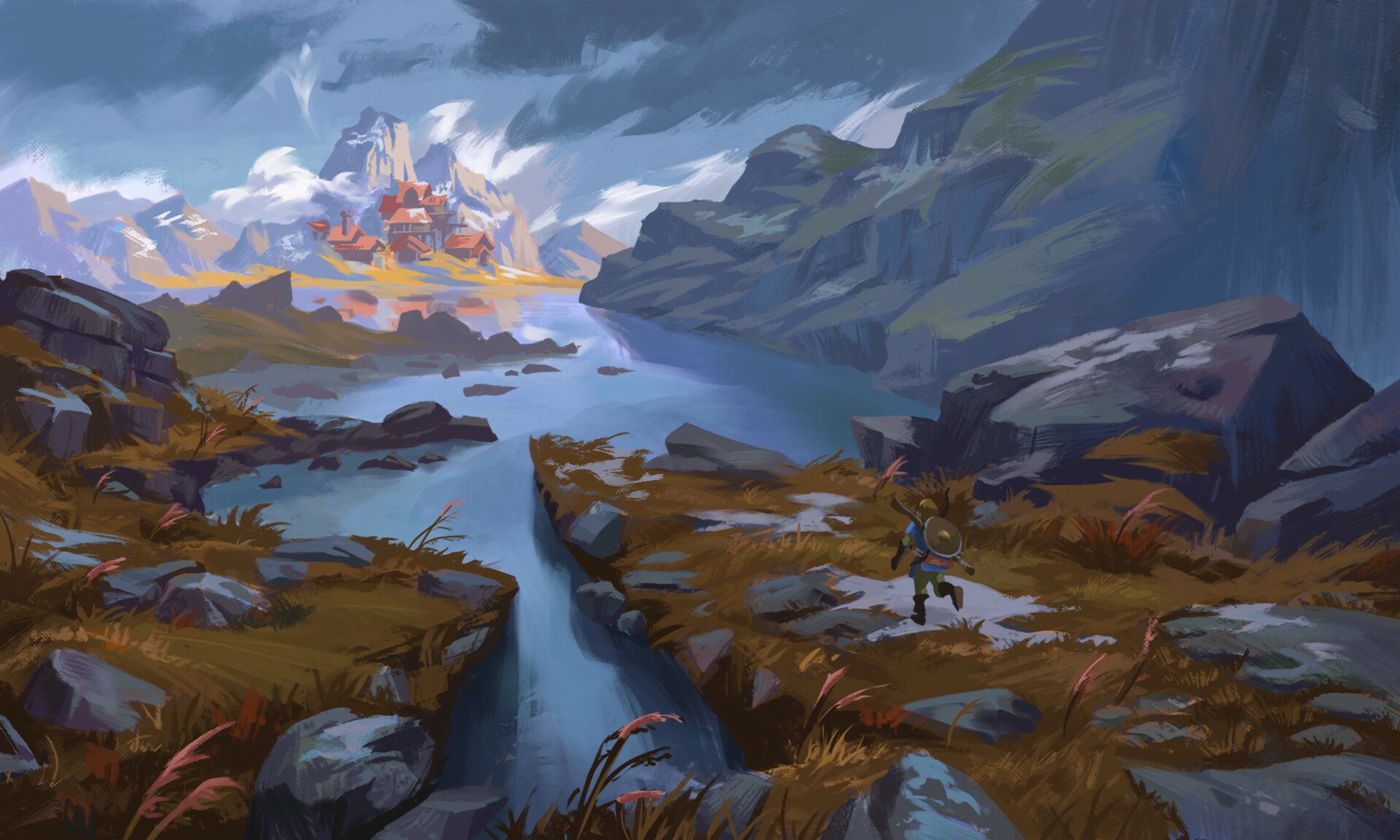 Download Video Game The Legend Of Zelda HD Wallpaper by Jonathan Lebrec