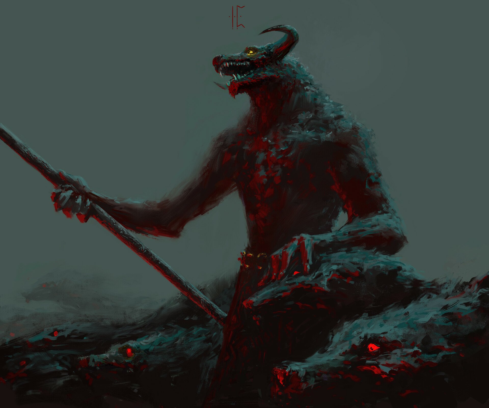 Download Fantasy Creature HD Wallpaper by Ilya Popov