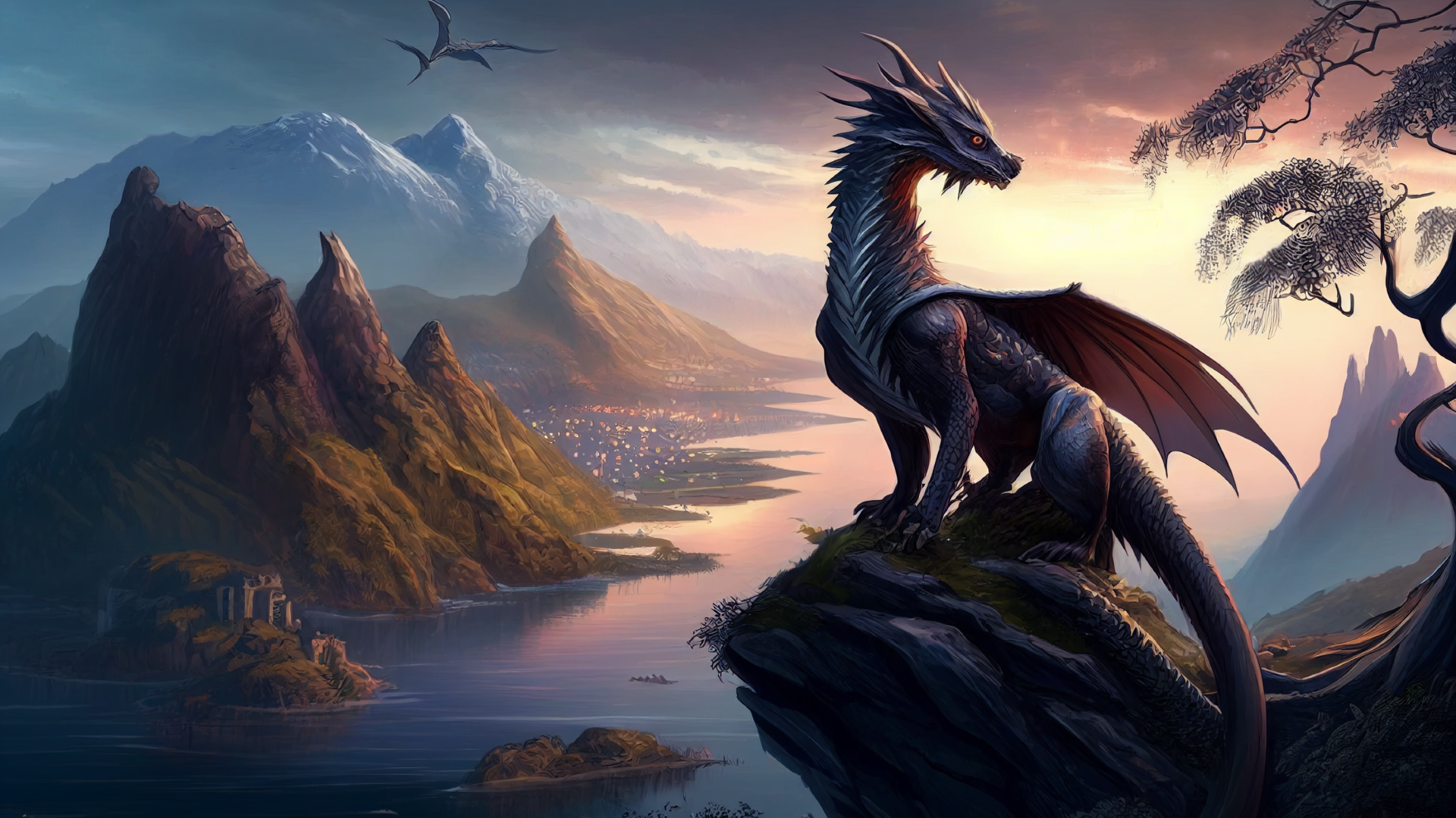 The Mystical Dragon by sukhmeet