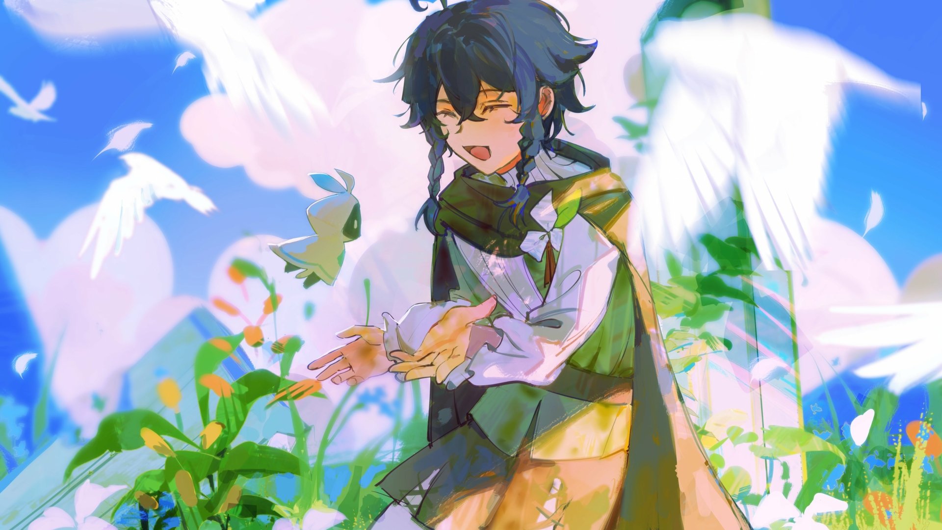 Download Venti (Genshin Impact) Video Game Genshin Impact 4k Ultra HD Wallpaper by Astruma