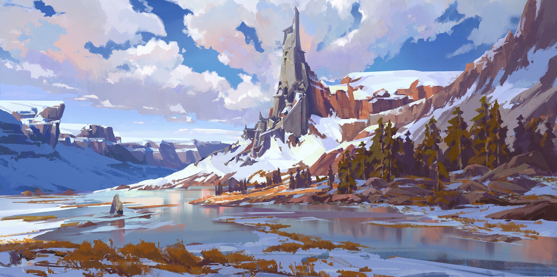 Download Fantasy Castle HD Wallpaper by moss-art