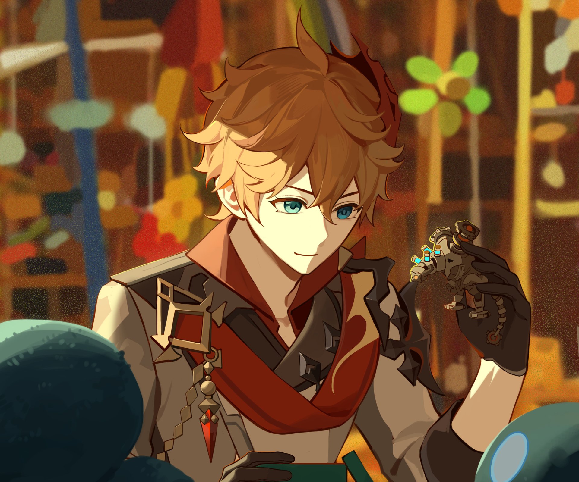 Download Tartaglia Childe (Genshin Impact) Genshin Impact Video Game HD Wallpaper by 琥珀kaki