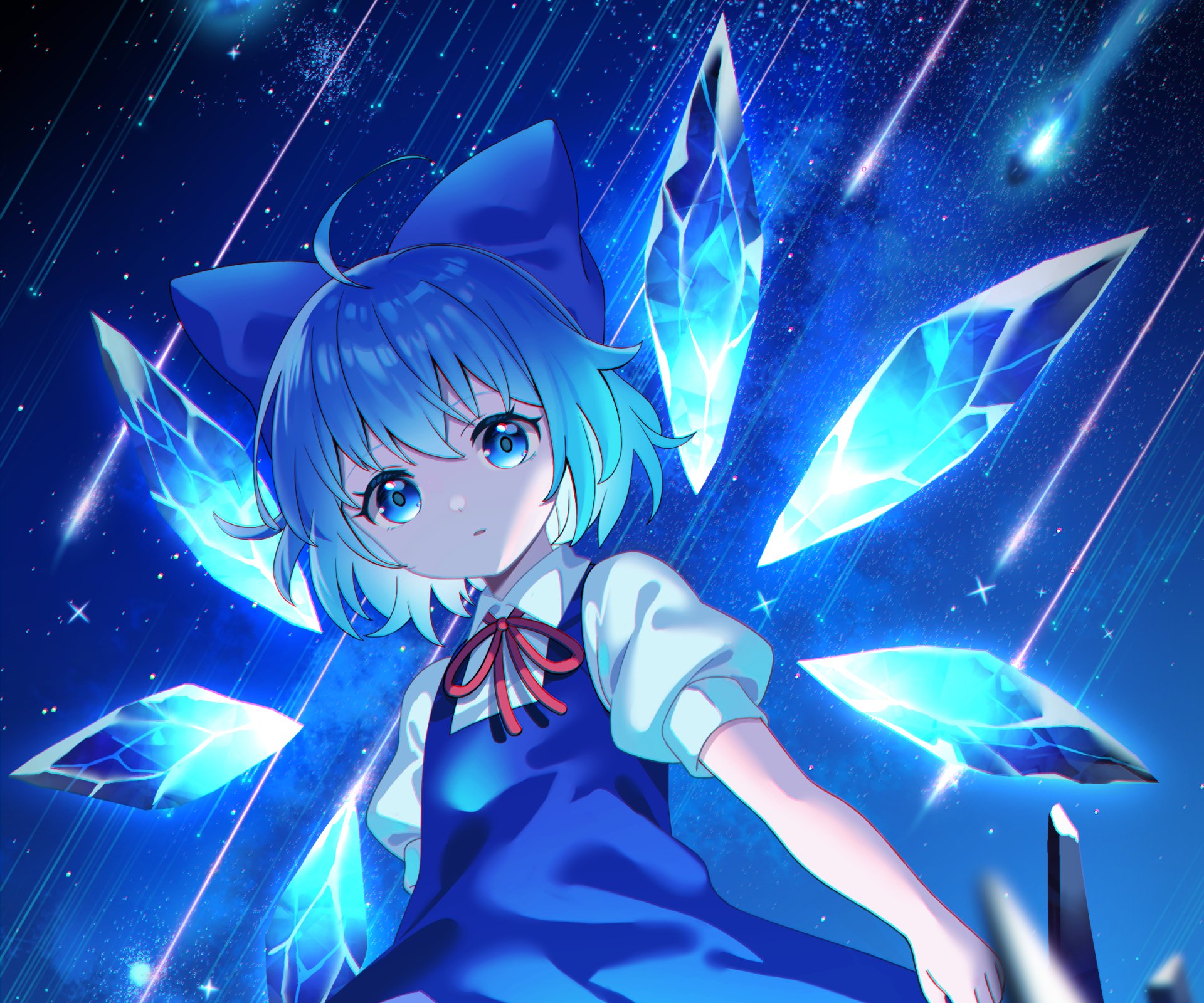 Cirno (Touhou) - Desktop Wallpapers, Phone Wallpaper, PFP, Gifs, and More!