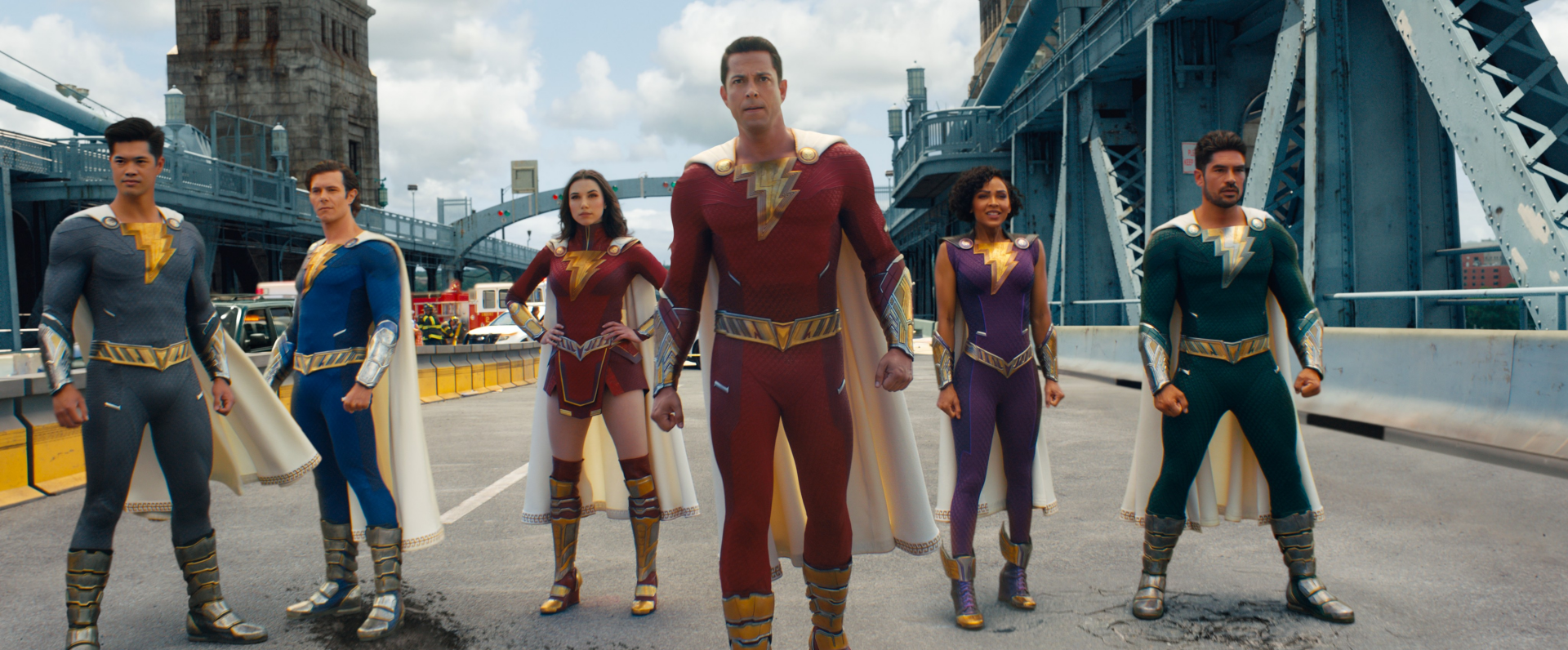 Download Freddy Freeman (DC Comics) Mary Bromfield Ross Butler Shazam (DC Comics) Zachary Levi Movie Shazam! Fury Of The Gods HD Wallpaper