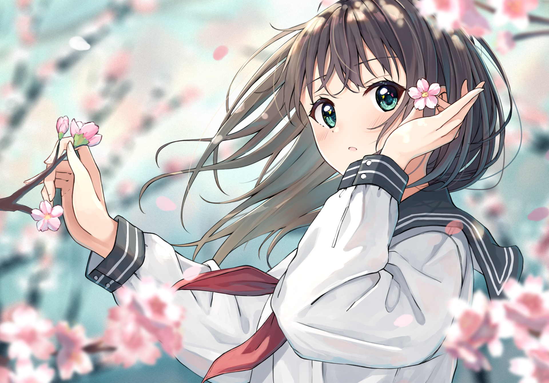 Download Anime Girl Anime Girl HD Wallpaper by Enuni