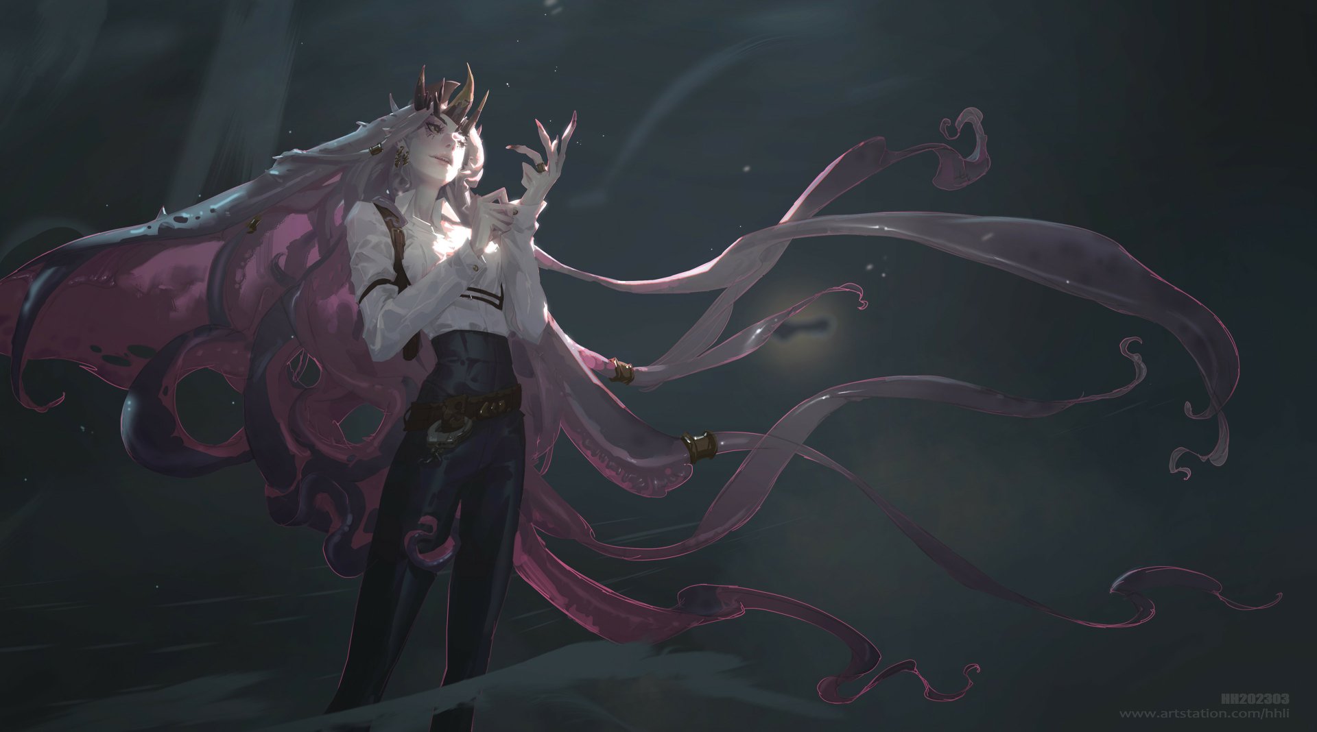 Download Fantasy Woman HD Wallpaper by LI HH