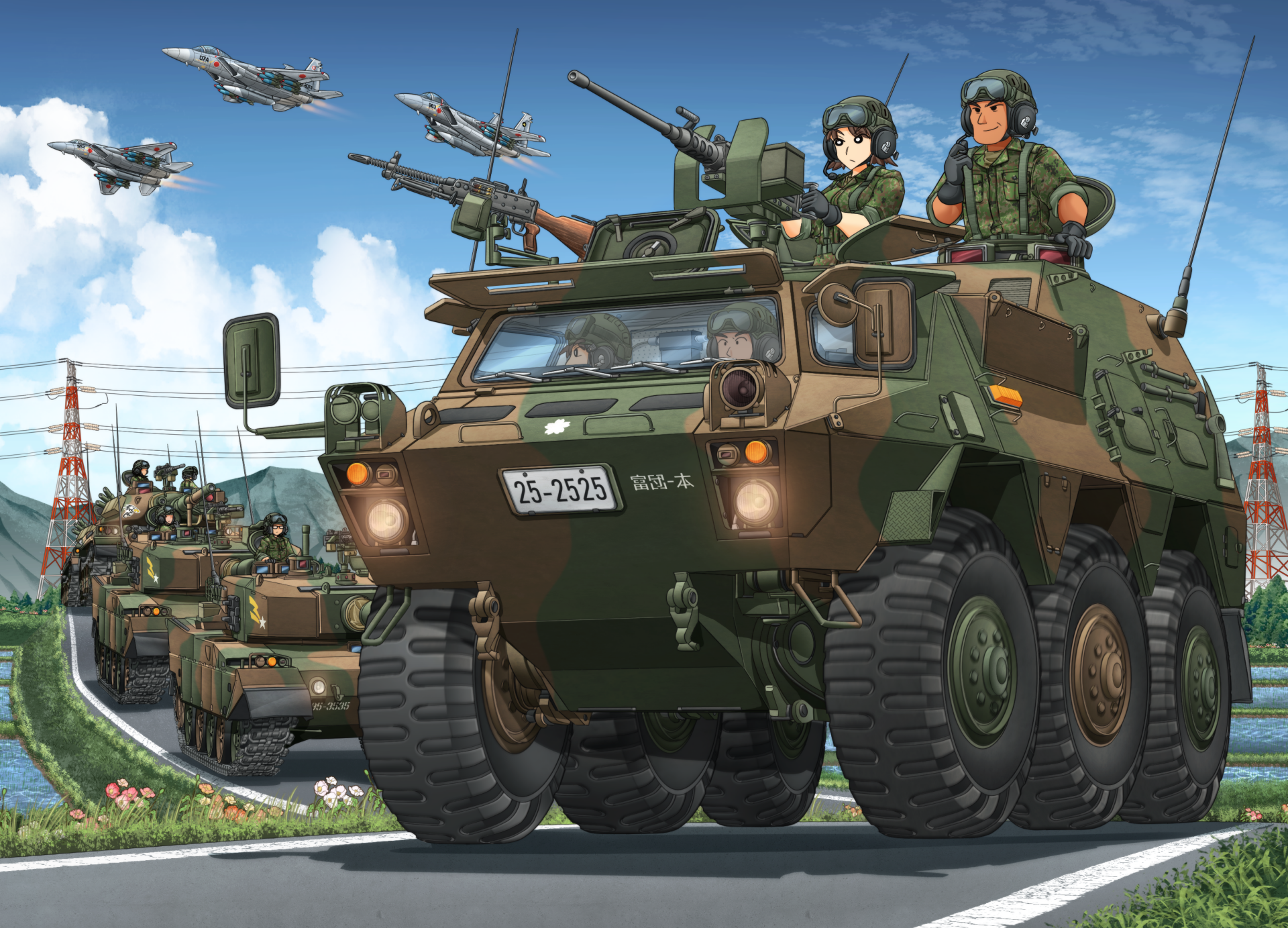 Download Anime Military Military Anime HD Wallpaper by みけらん