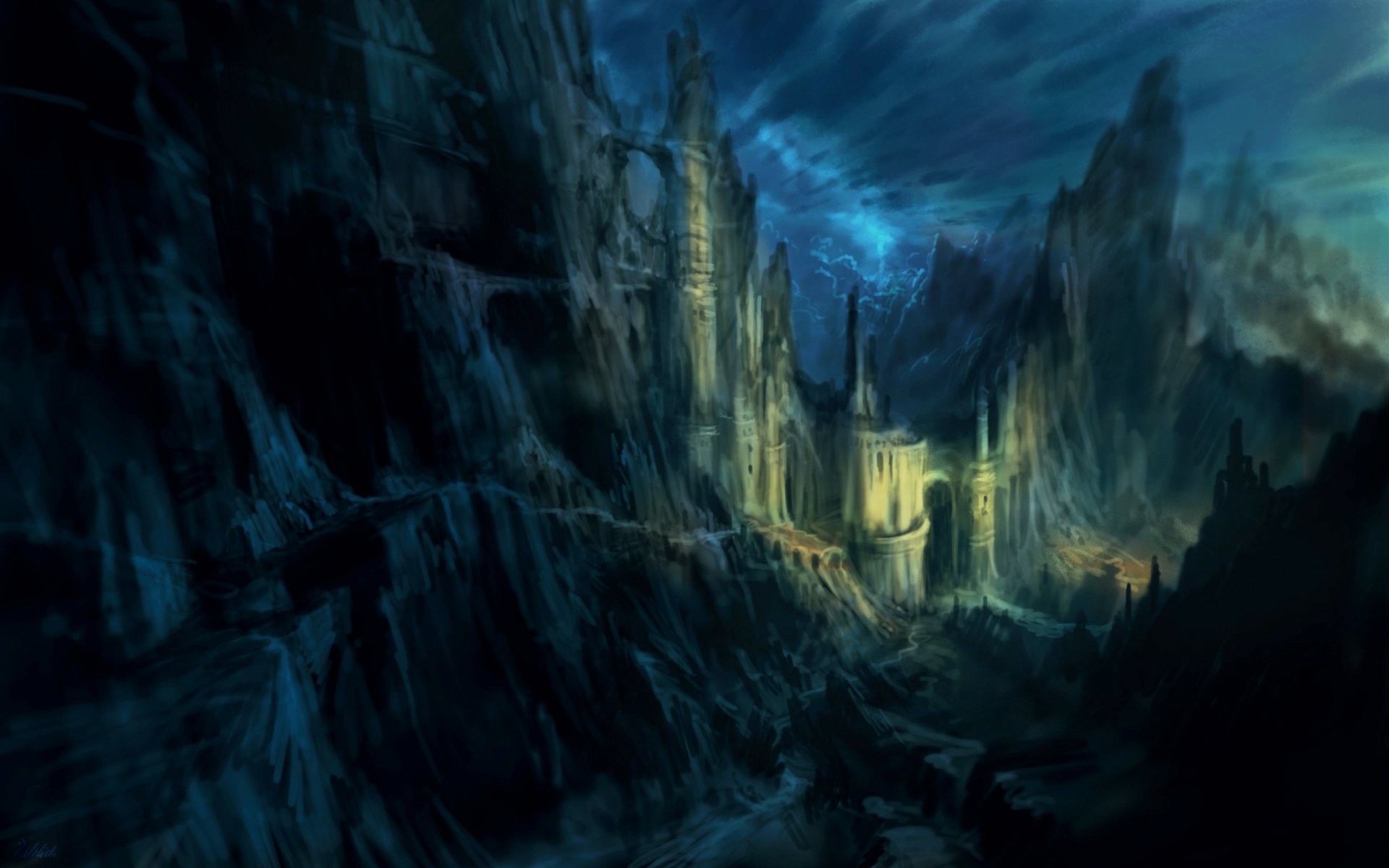 Download Fantasy Castle 4k Ultra HD Wallpaper by Philipp A. Urlich