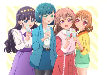 Nagomi Yui Kasai Amane Hanamichi Ran Fuwa Kokone Anime Delicious Party Precure HD Desktop Wallpaper | Background Image