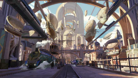 Sci Fi steampunk dieselpunk HD Desktop Wallpaper | Background Image