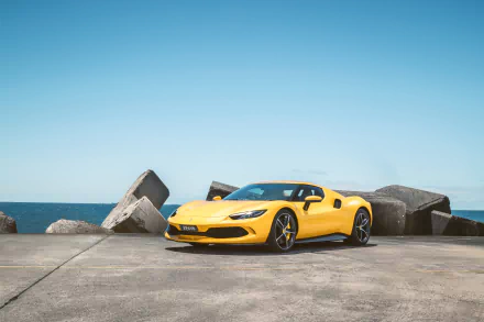 vehicle Ferrari 296 GTB HD Desktop Wallpaper | Background Image