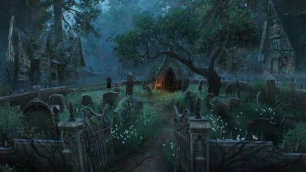  Concept Art: Graveyard