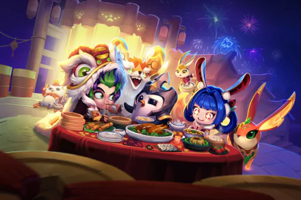  Teamfight Tactics - Lunar New Year by . Greez .