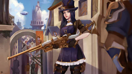  Caitlyn From League of Legends by Zeiruu
