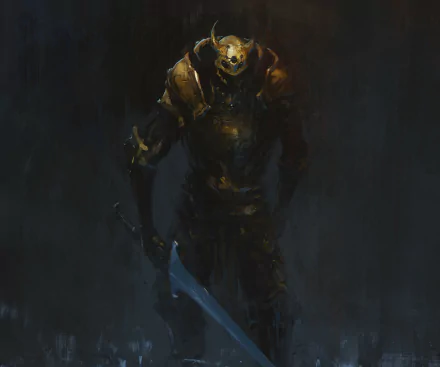 dark warrior HD Desktop Wallpaper | Background Image