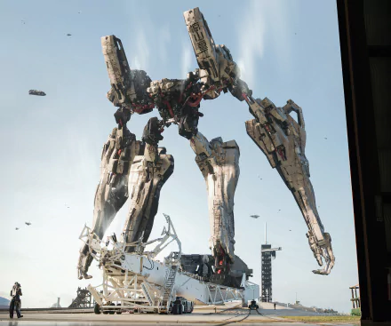 Sci Fi Mech HD Desktop Wallpaper | Background Image