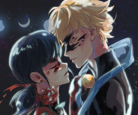  Adrien Agreste &amp; Marinette Dupain-Cheng by Gatto