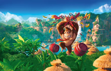 Donkey Kong movie Super Mario Bros. (2023) HD Desktop Wallpaper | Background Image