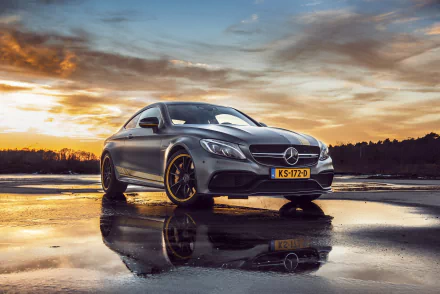 vehicle Mercedes-AMG C 63 S HD Desktop Wallpaper | Background Image