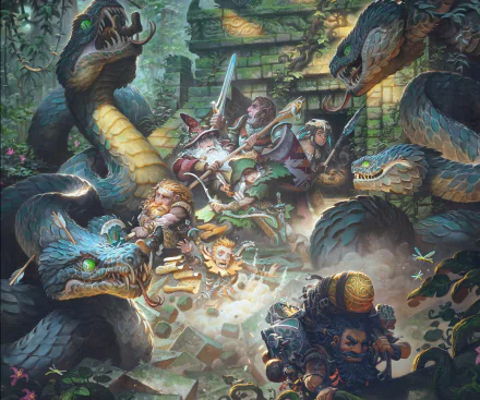  Temple of the Serpent by Justin Gerard