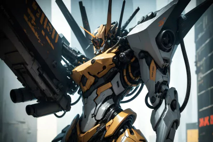 Sci Fi Mech HD Desktop Wallpaper | Background Image