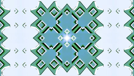  Green Artistic Cross