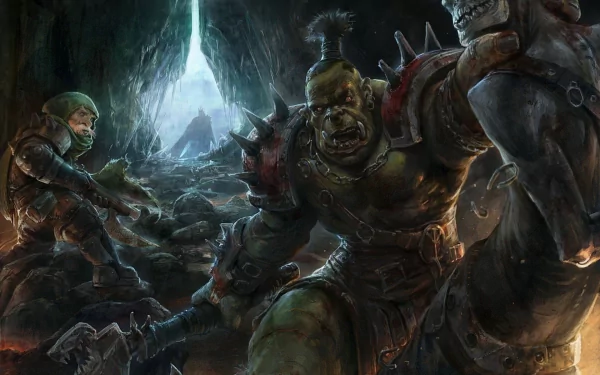 fantasy orc HD Desktop Wallpaper | Background Image